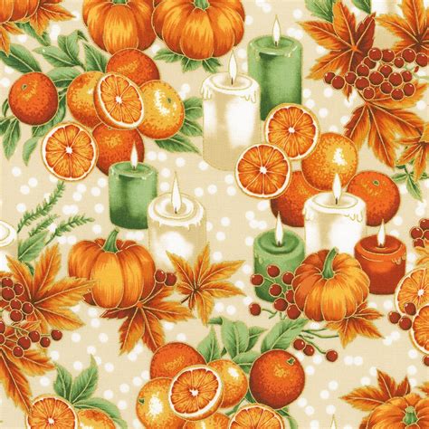 sweet pumpkin spice quilt fabric